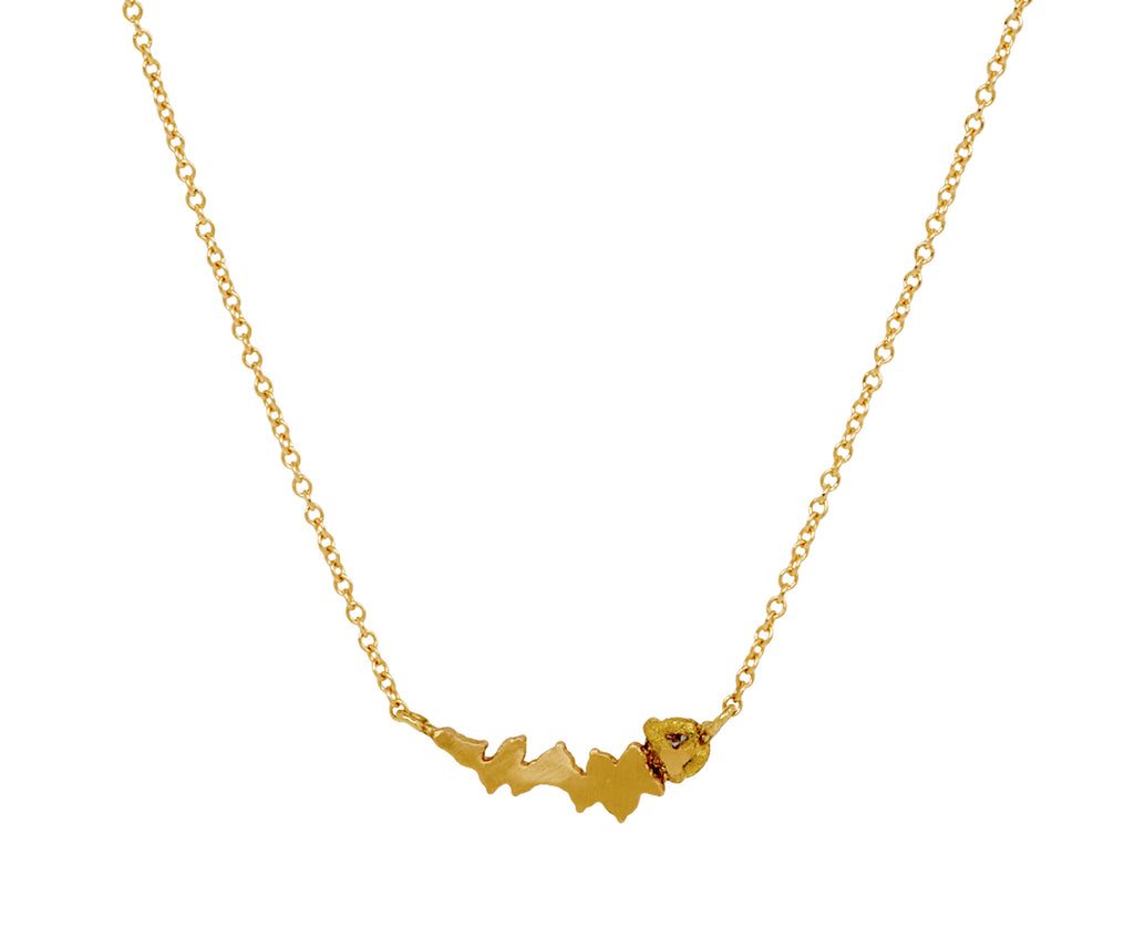 Horizontal Diamond Pendant Necklace - TWISTonline 