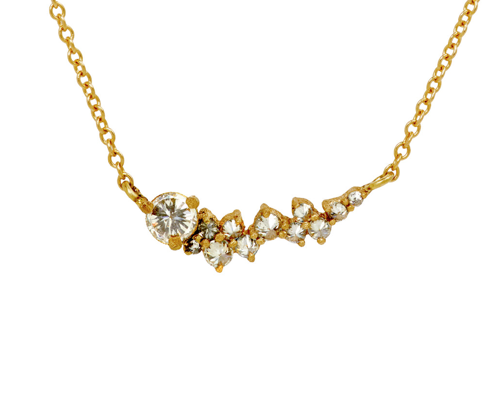 Horizontal Diamond Pendant Necklace - TWISTonline 