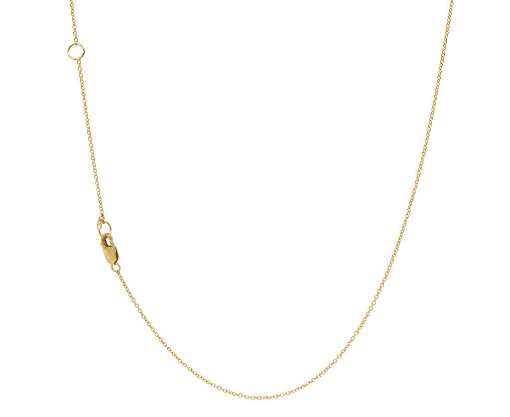 Mixed Pear Shaped Diamond Chain Necklace