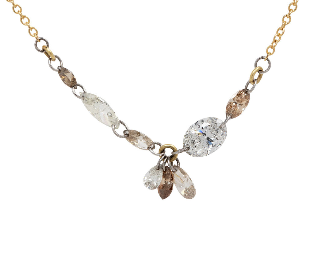 Mixed Diamond Free Set Necklace