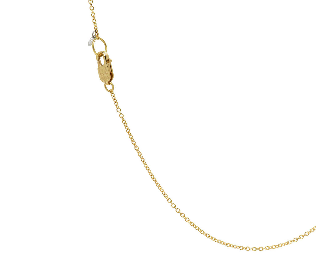 Mixed Shape Diamond Dangle Necklace