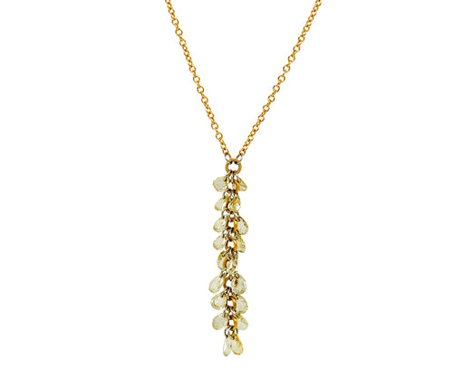 Pear Shaped Diamond Waterfall Pendant Necklace - TWISTonline 