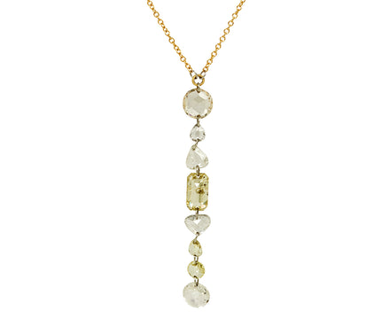 Mixed Diamond Drop Necklace - TWISTonline 