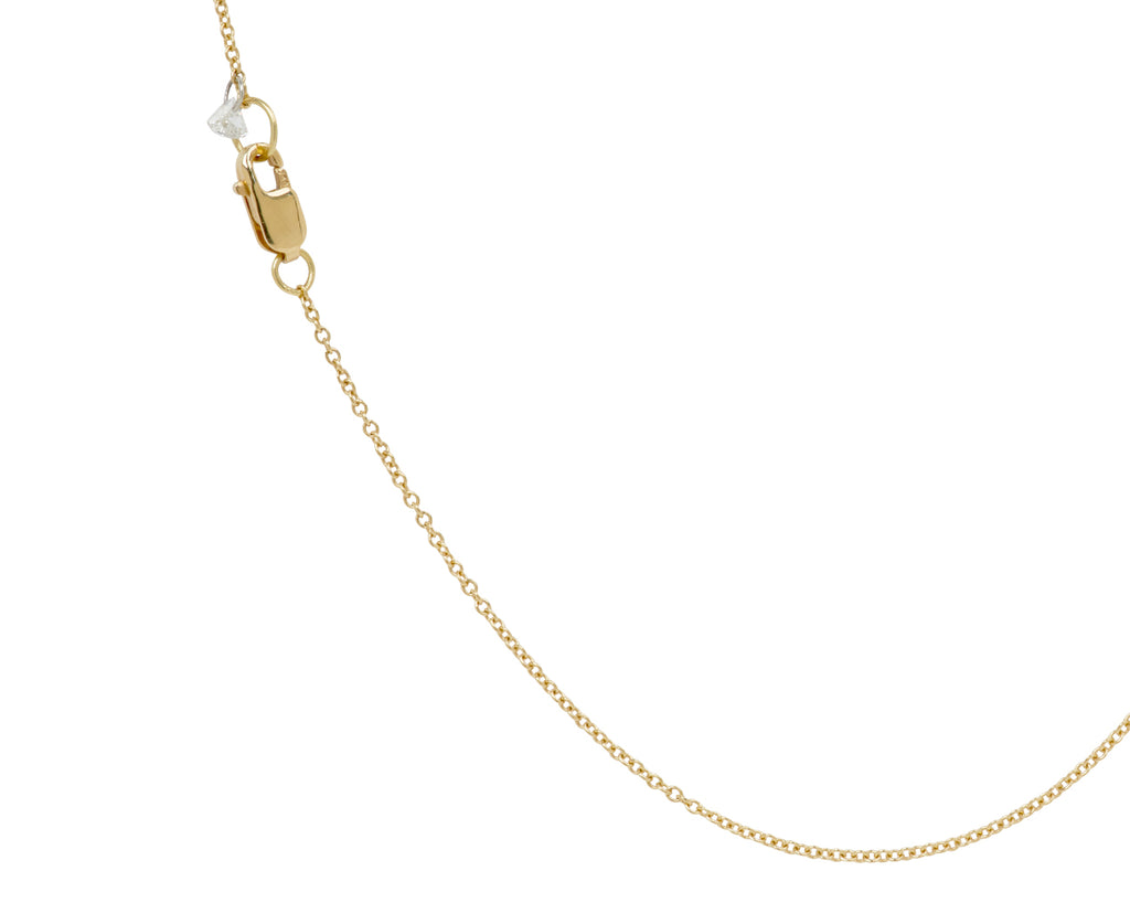 Mixed Inverted Diamond Pendant Necklace