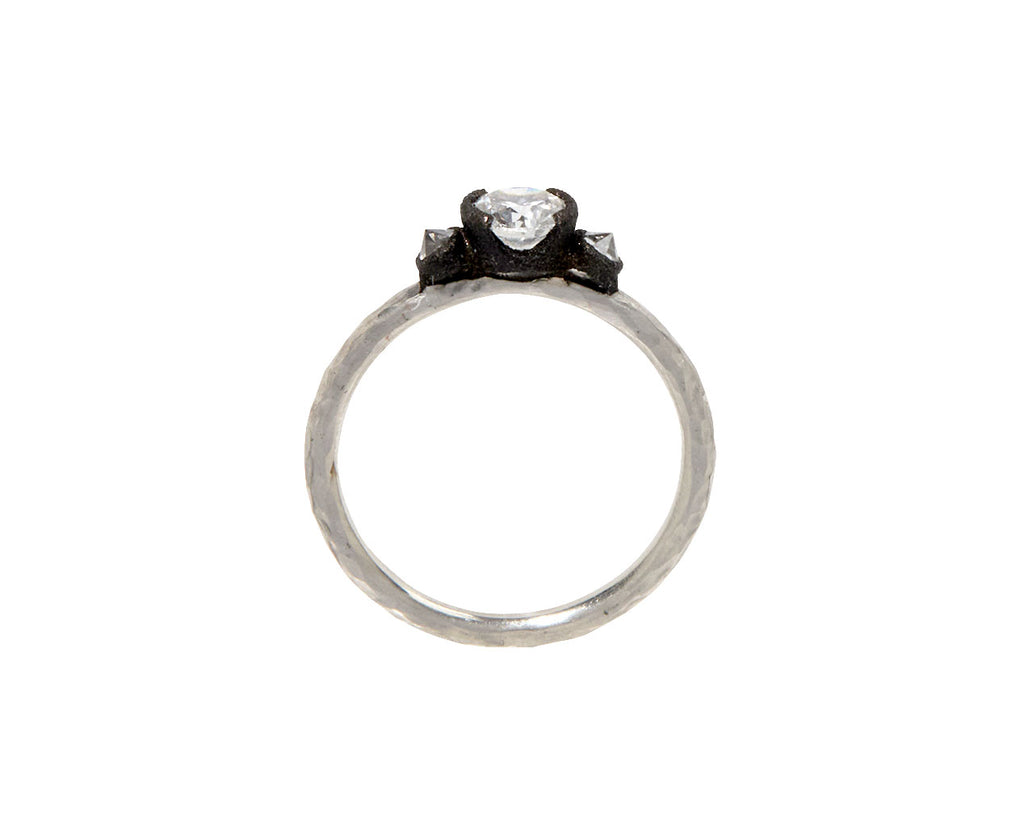 Platinum Trio Diamond Solitaire Ring