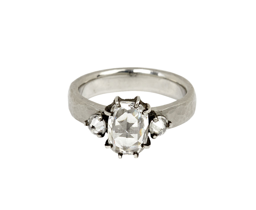 Oval Rose Cut Diamond Solitaire - TWISTonline 