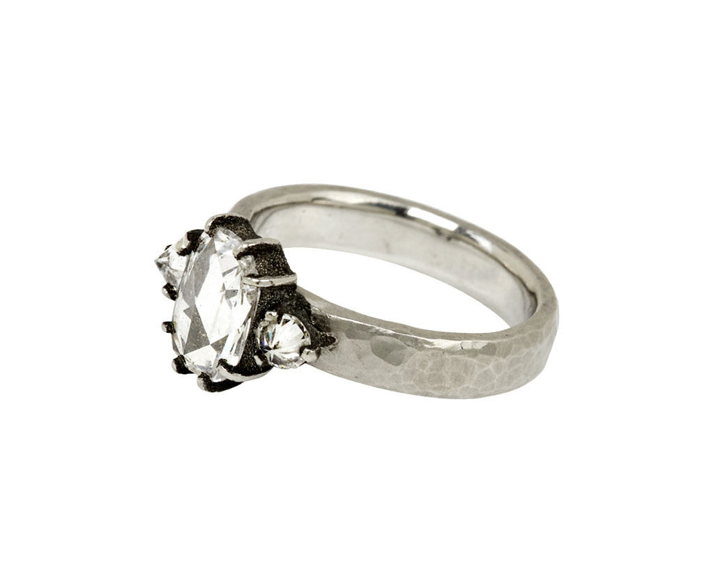 Oval Rose Cut Diamond Solitaire - TWISTonline 