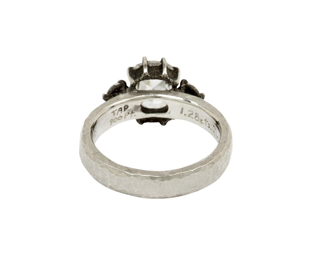 Oval Rose Cut Diamond Solitaire - TWISTonline 