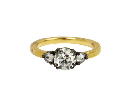 European Cut Diamond Solitaire Ring - TWISTonline 