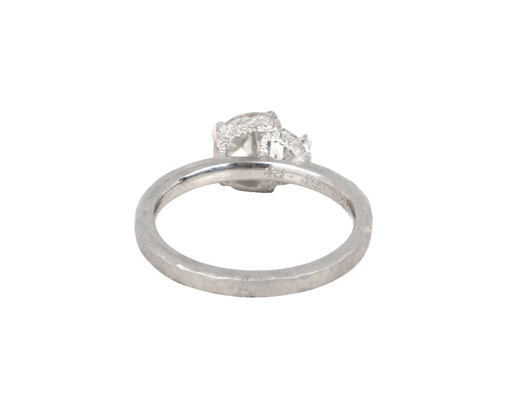 Double Half Moon Diamond Solitaire