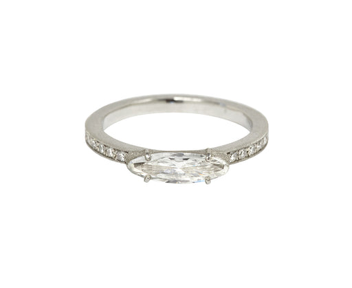 Elongated Oval Diamond Solitaire - TWISTonline 