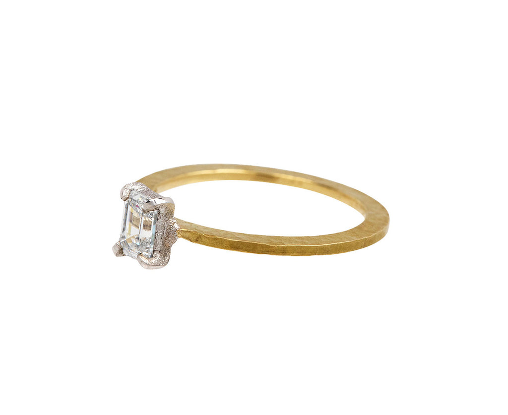 Emerald Cut Diamond Solitaire Ring