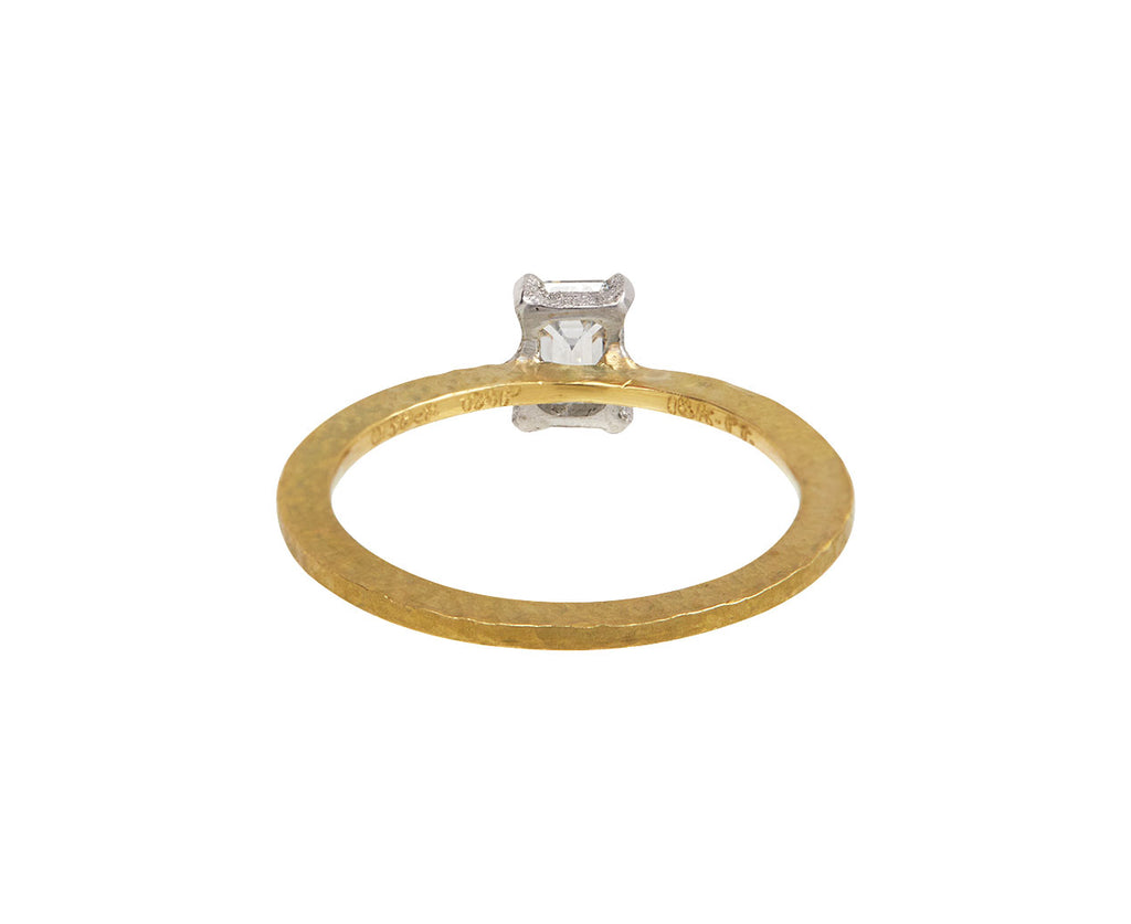 Emerald Cut Diamond Solitaire Ring