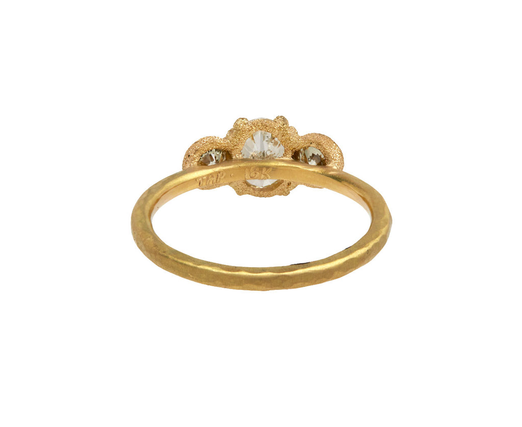 Light Yellow Diamond Solitaire Ring