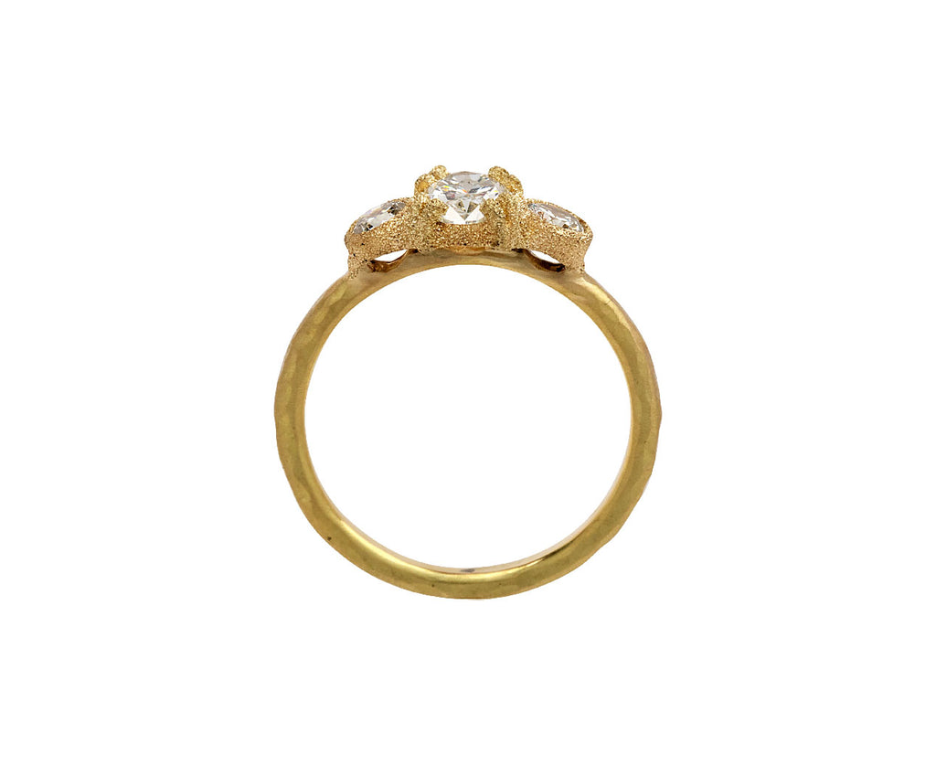Light Yellow Diamond Solitaire Ring