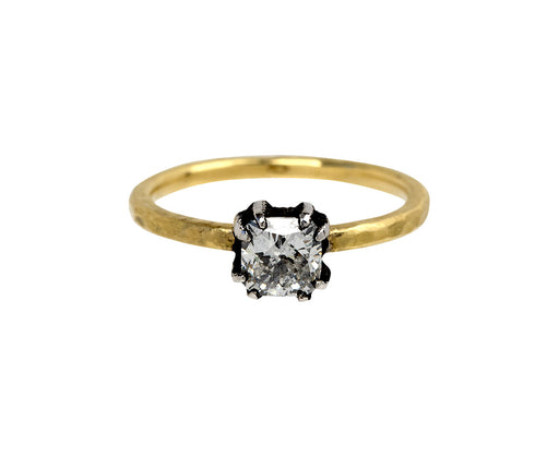 Square Cushion Cut Diamond Solitaire - TWISTonline 