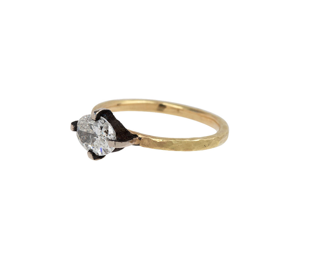 Oval Diamond Solitaire