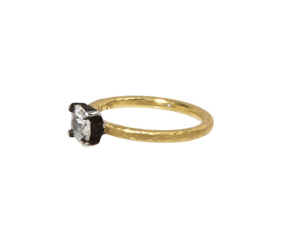 Old European Cut Diamond Solitaire Ring