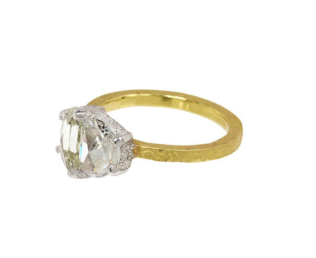 Double Half Moon Diamond Solitaire - TWISTonline 