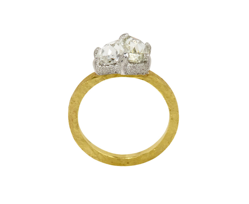 Double Half Moon Diamond Solitaire - TWISTonline 