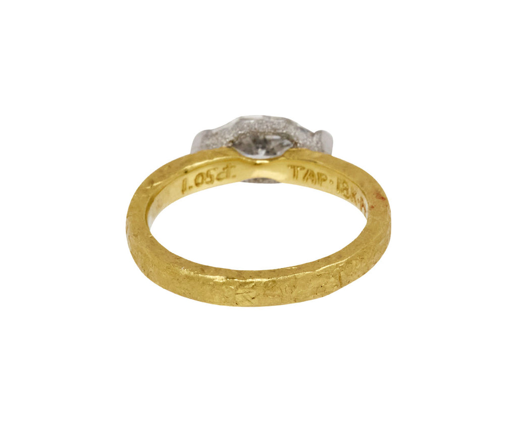 Hexagonal Full Cut Diamond Solitaire Ring - TWISTonline 