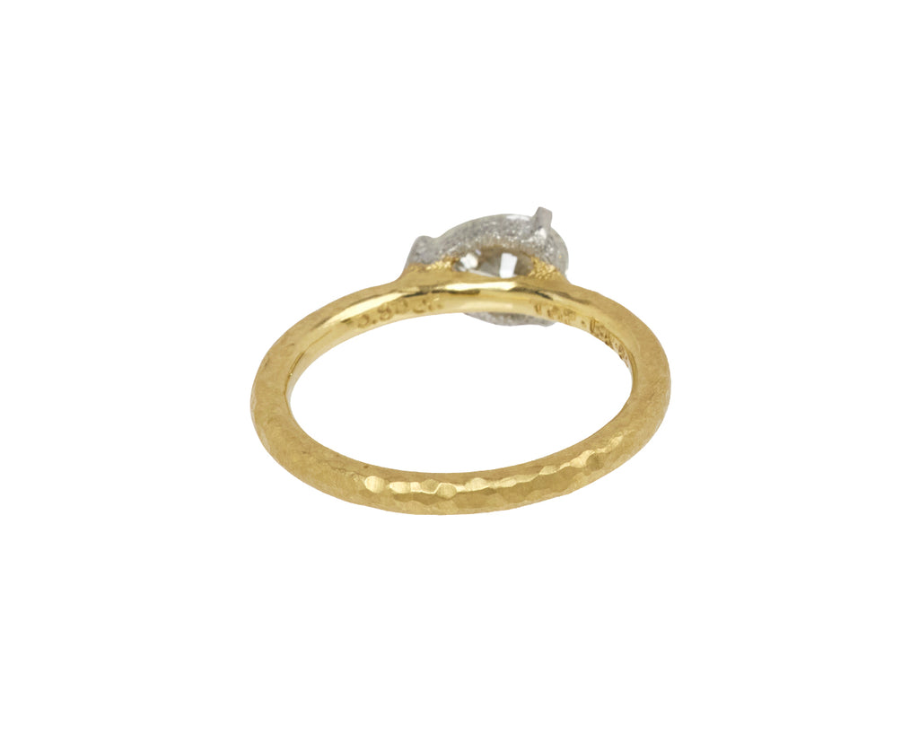 Pear Shaped Diamond Solitaire Ring