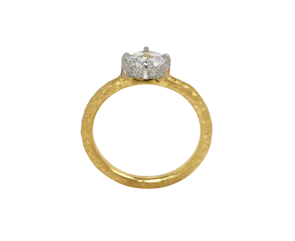 Oval Diamond Solitaire Ring - TWISTonline 