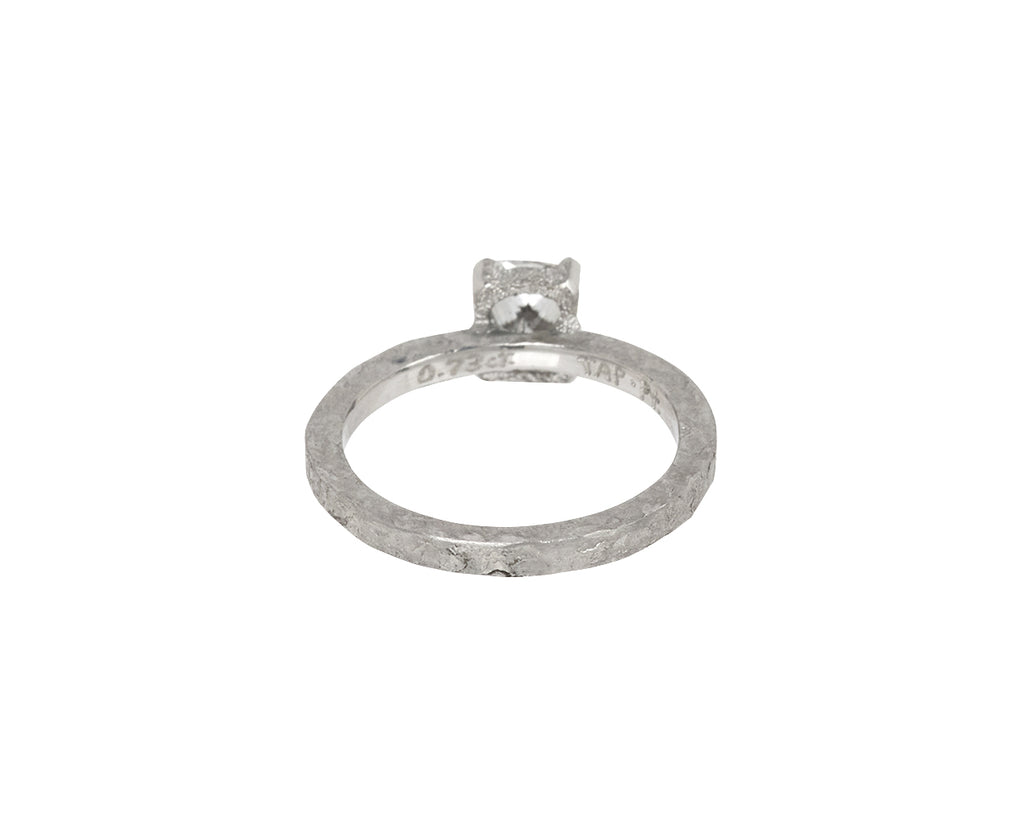 Cushion Cut Diamond Solitaire Ring