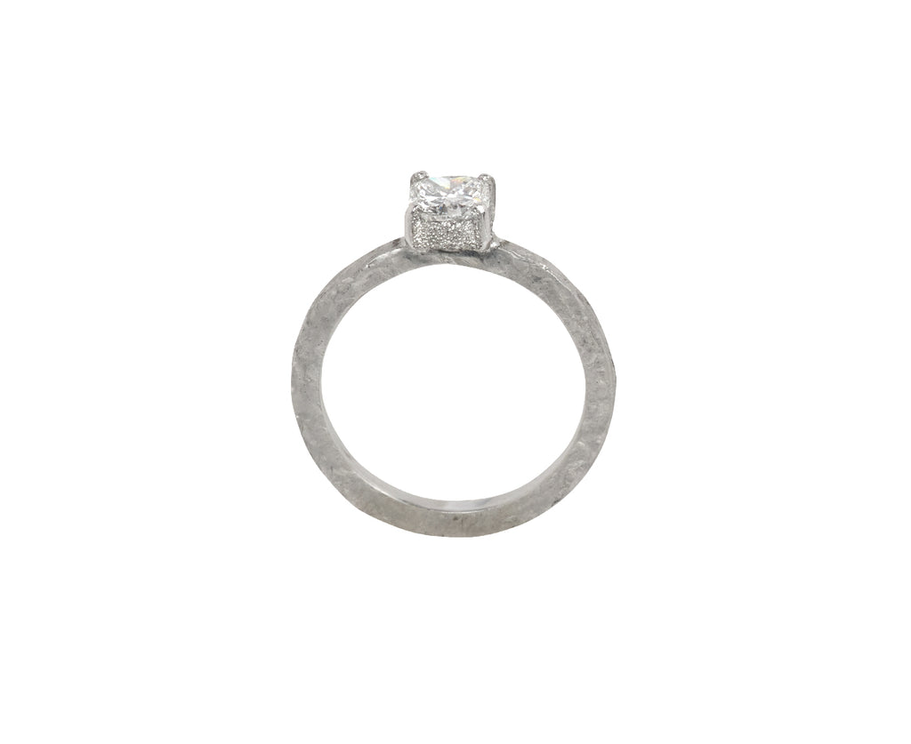 Cushion Cut Diamond Solitaire Ring