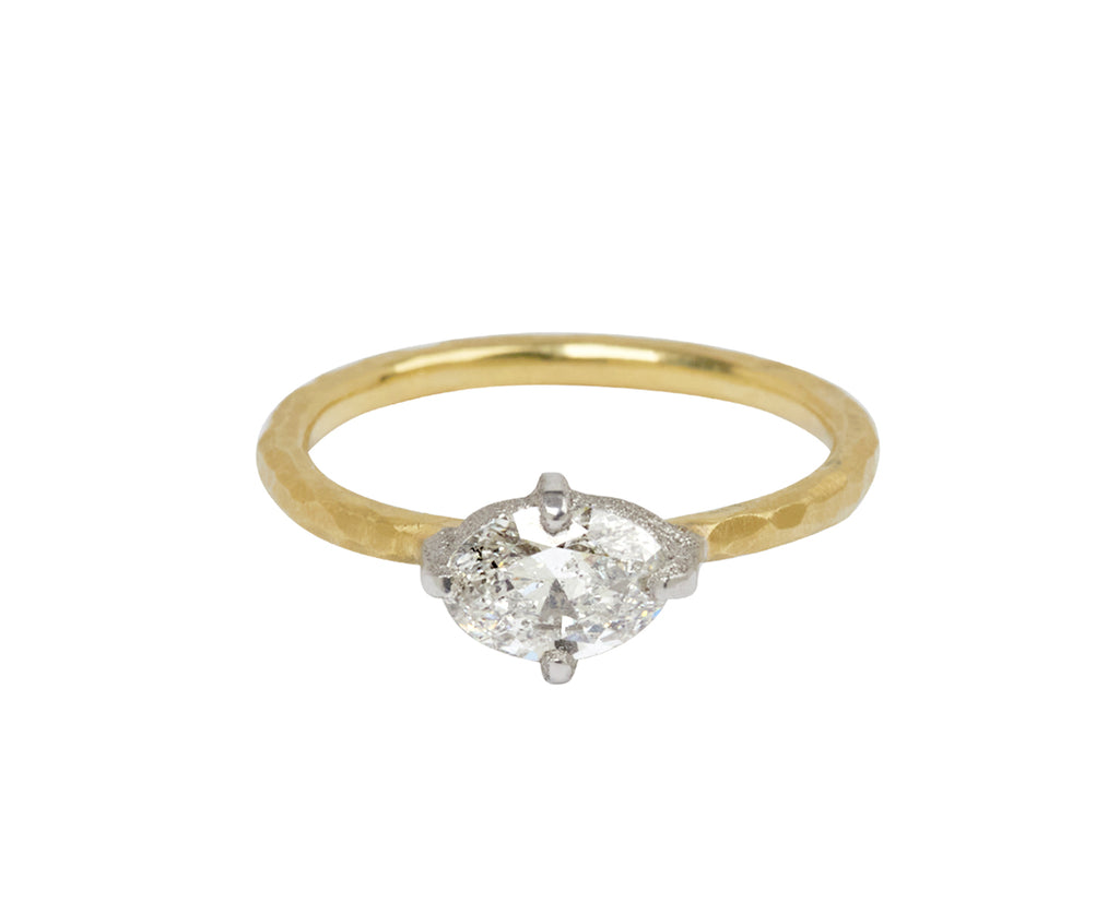 Oval Diamond Solitaire