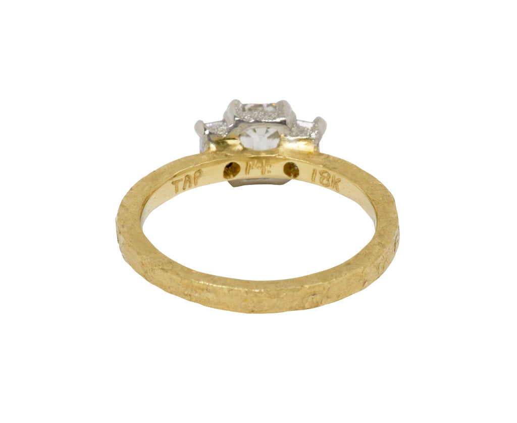 Emerald Cut Diamond Solitaire Ring