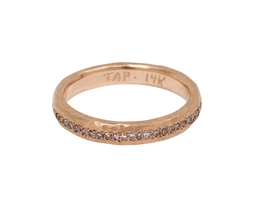 Rose Gold Diamond Center Band