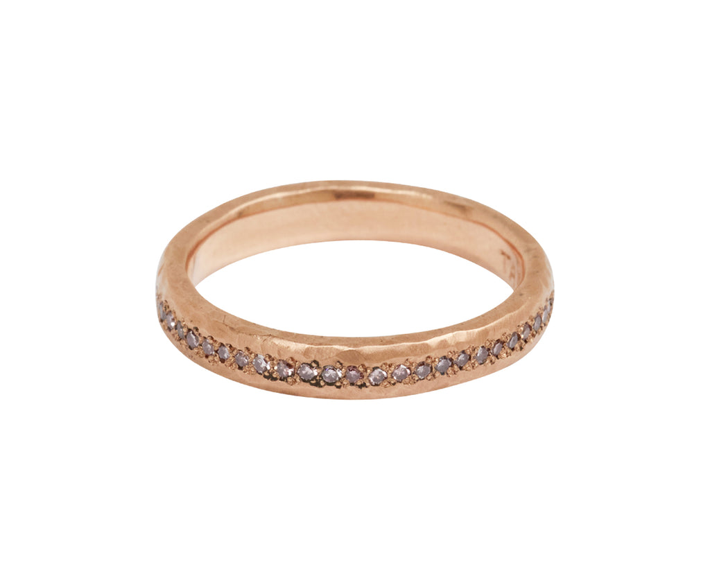 Rose Gold Diamond Center Band