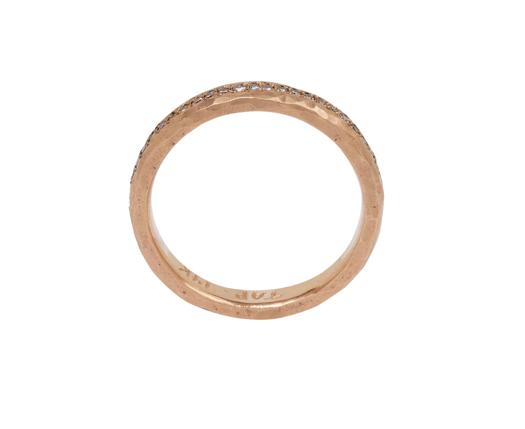 Rose Gold Diamond Center Band