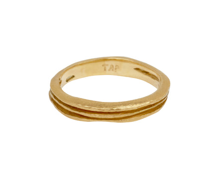 Wavy Three Thin Row Band