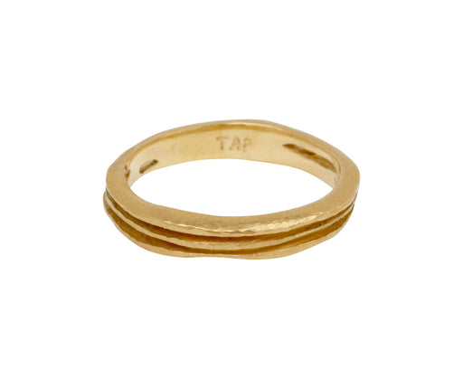 Wavy Three Thin Row Band