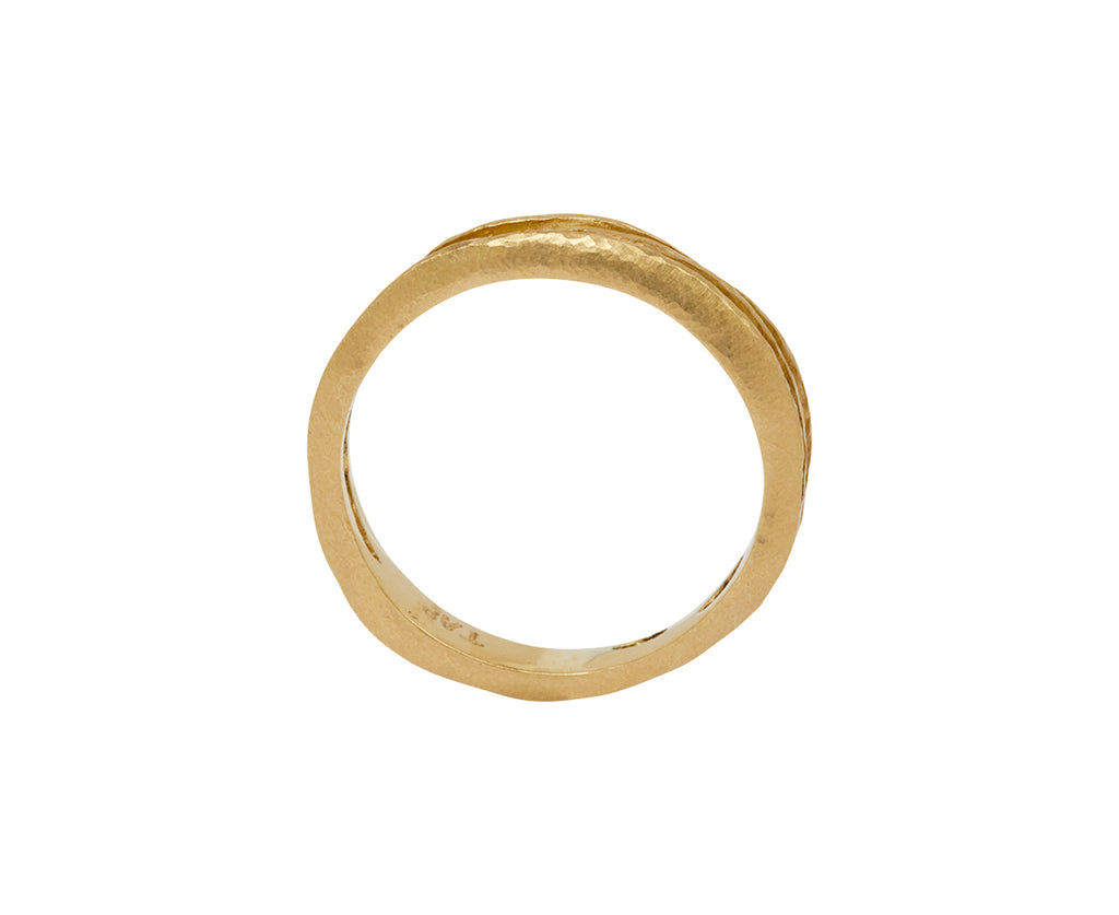 Wavy Three Thin Row Band