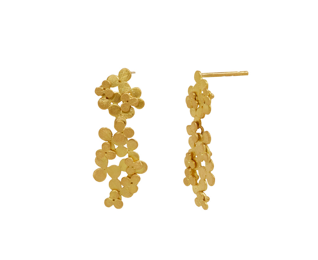 Sia Taylor Bloom Drop Earrings - side