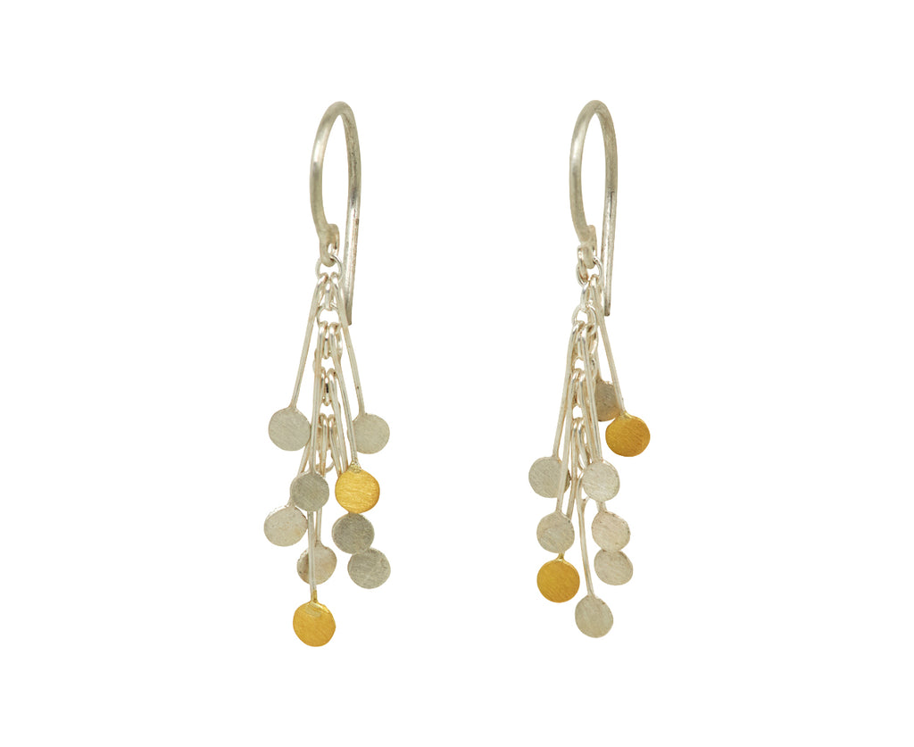 Silver and Gold Dot Earrings - TWISTonline 
