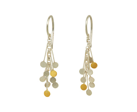 Silver and Gold Dot Earrings - TWISTonline 
