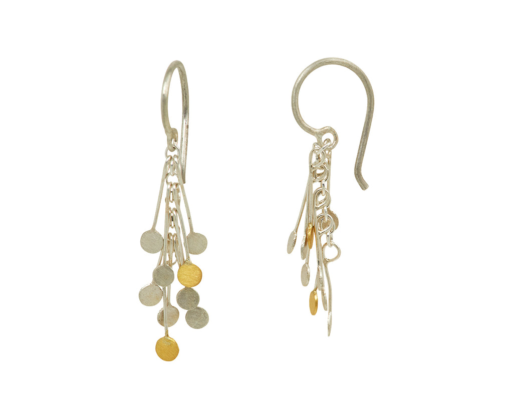 Silver and Gold Dot Earrings - TWISTonline 