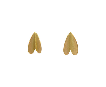 Medium Golden Wings Stud Earrings