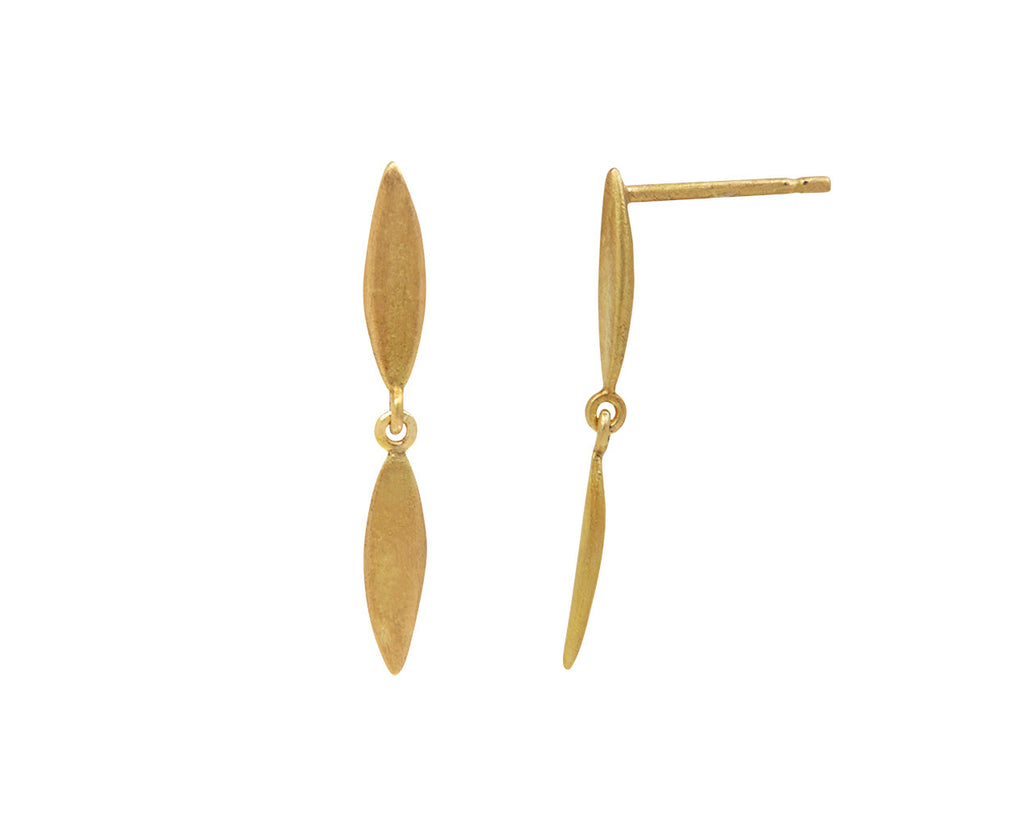 Golden Seeds Dangle Earrings