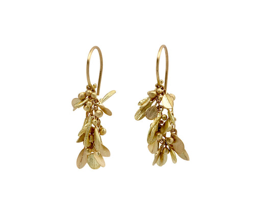 Golden Meadow Cluster Earrings