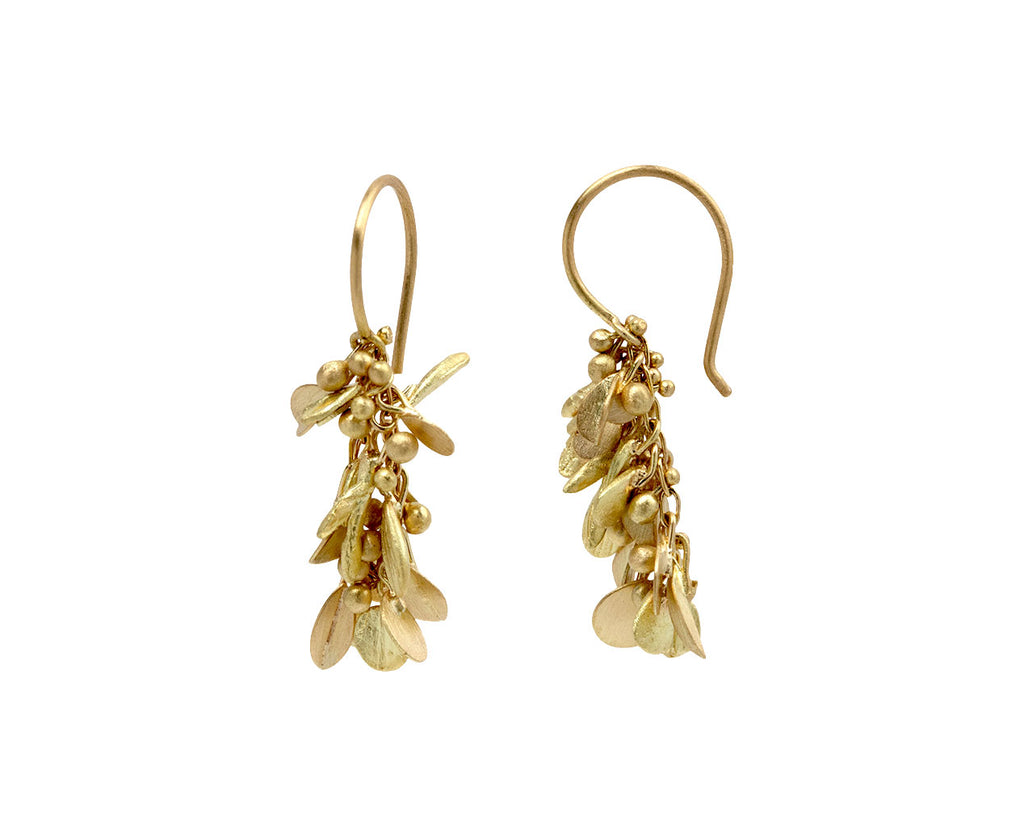 Golden Meadow Cluster Earrings