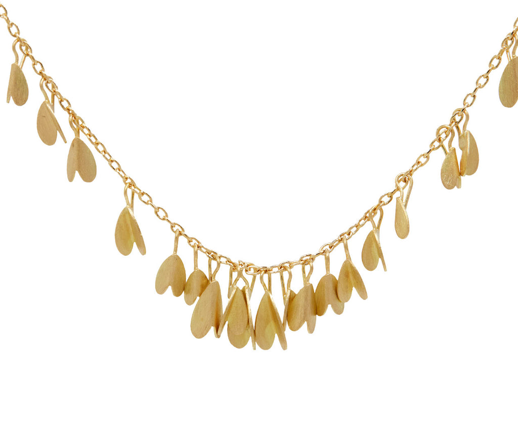 Tiniest Golden Wings Necklace