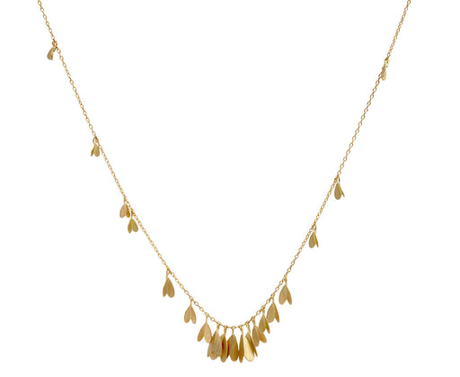 Tiny Golden Wings Necklace