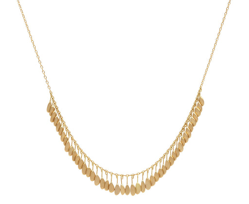 Golden Seeds Arc Necklace