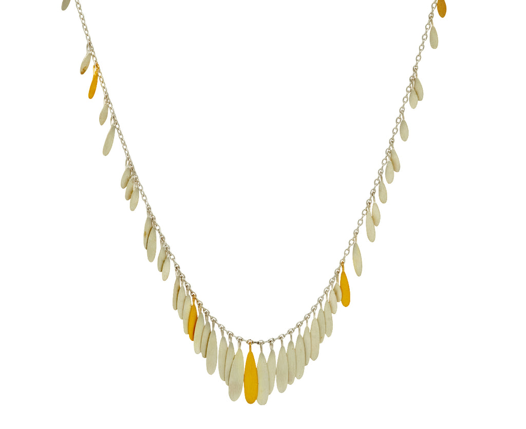 Silver and Gold Daisy Necklace - TWISTonline 