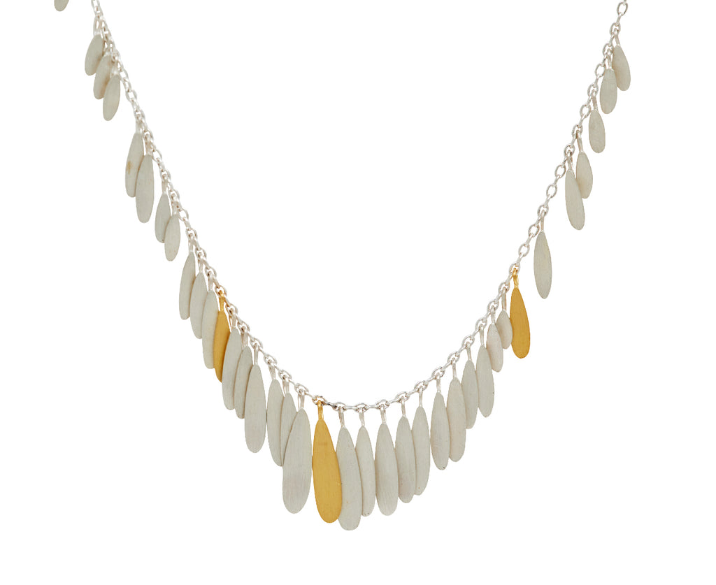 Silver and Gold Daisy Necklace - TWISTonline 